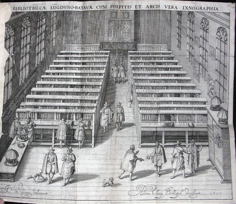Library of the Leiden University, 1617.