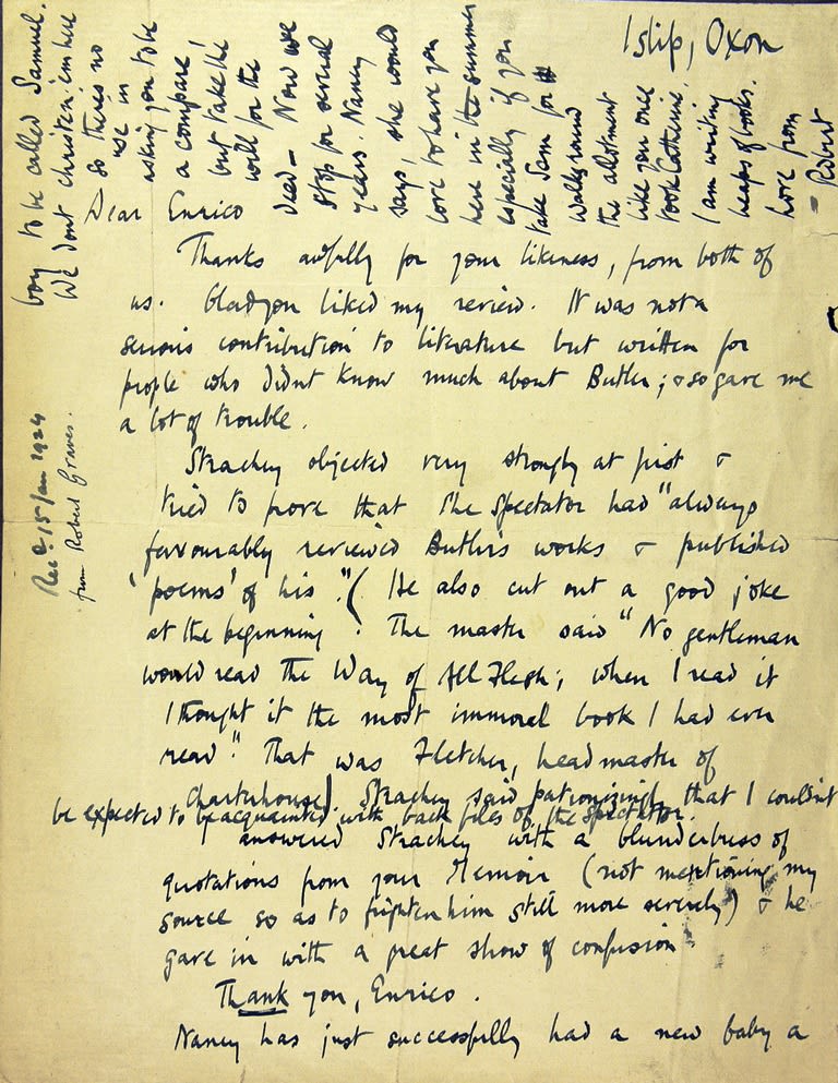 Autograph manuscript letter from Robert Graves