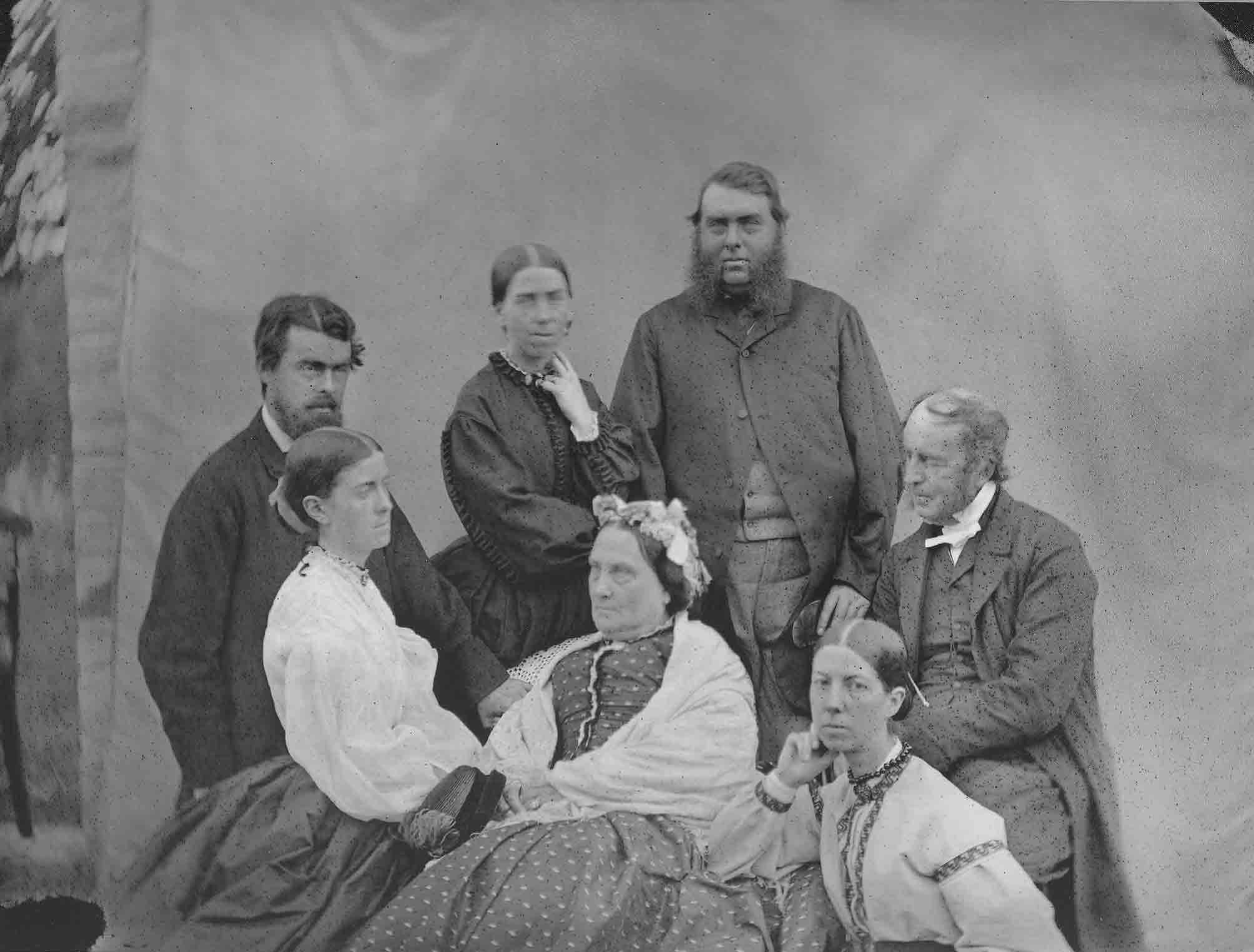 Photographic portrait of the Butler family