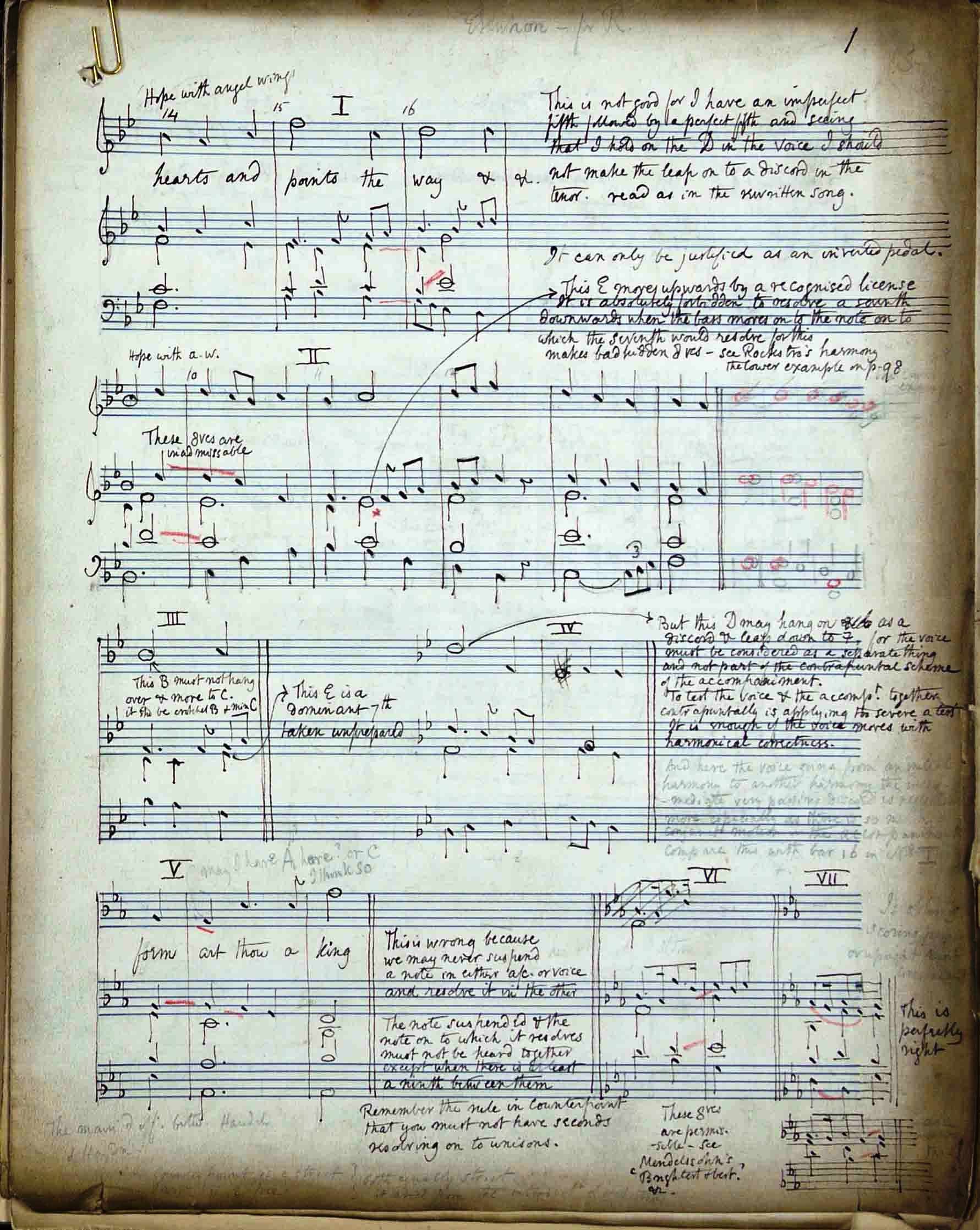 Page of manuscript music